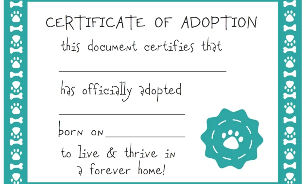 adoption certificate template, certificate of adoption template, animal adoption certificate template, pet adoption certificate template, free printable adoption certificate form, certificate of adoption form 3927, free printable doll adoption certificate, fake adoption certificate template