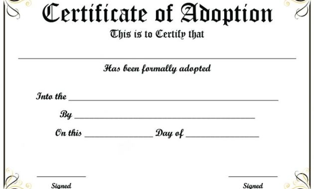 adoption certificate template, certificate of adoption template, animal adoption certificate template, pet adoption certificate template, free printable adoption certificate form, certificate of adoption form 3927, free printable doll adoption certificate, fake adoption certificate template