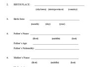 Certificate of Birth Translation Template (1st Free Word Format) Certificate of Birth Translation Template (1st Free Word Format)