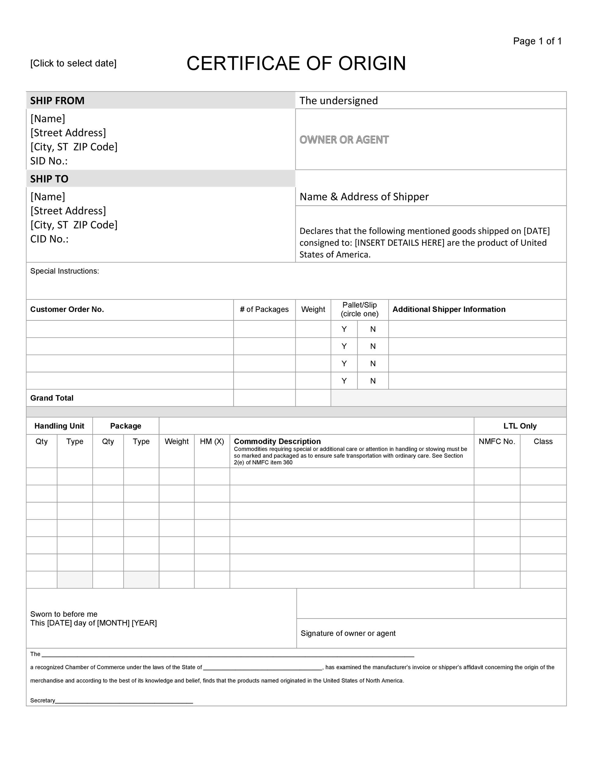 Certificate of Origin Form Template (3rd Free Printable Format) certificate of origin form template, form a certificate of origin template, certificate of origin form b, certificate of origin form e template, certificate of origin blank form, usmca certificate of origin fillable form template, printable certificate of origin form, free printable certificate of origin, certificate of origin template fillable, blank certificate of origin printable