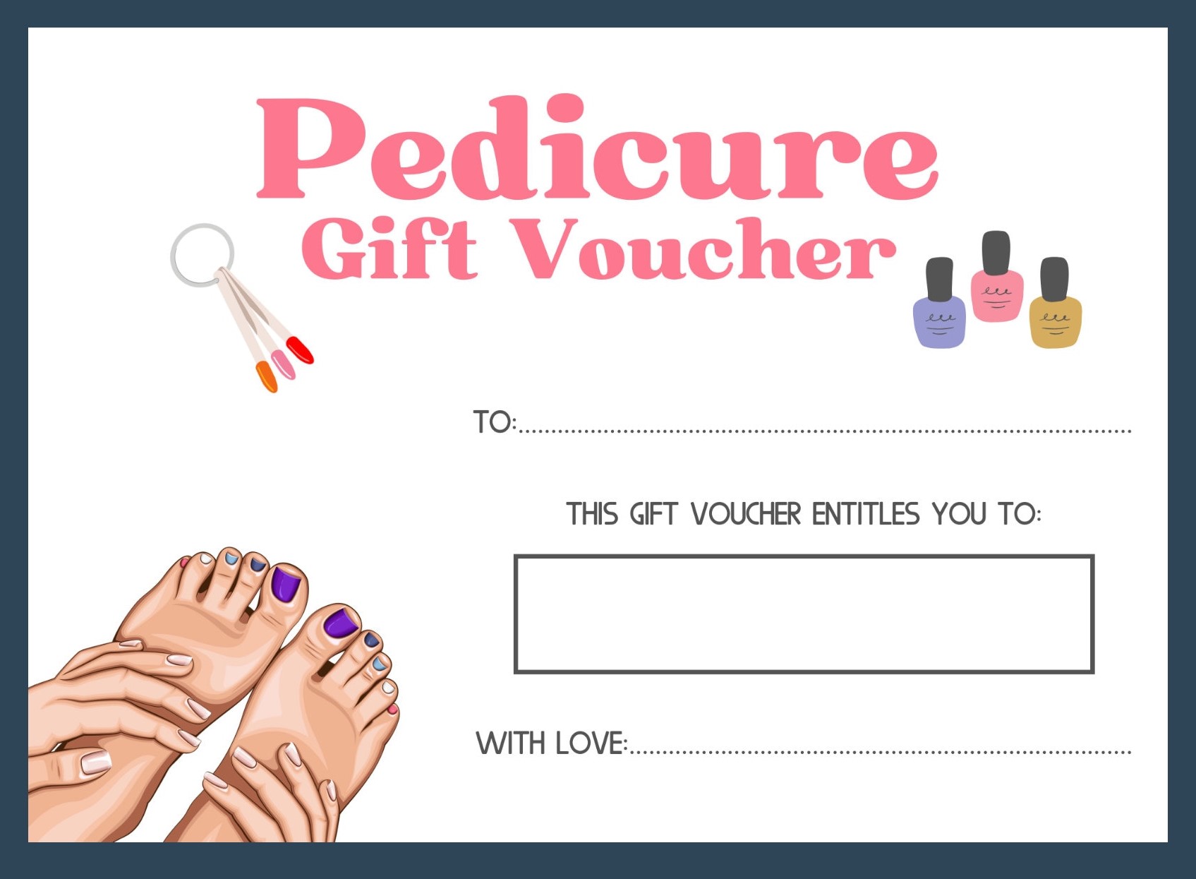 Pedicure Gift Certificate Template Free Printable: 10+ Simple and Elegant Ideas 2 pedicure gift certificate template, manicure and pedicure gift certificate template, pedicure gift certificate printable, manicure pedicure gift certificate, pedicure gift voucher template, free printable pedicure gift certificate, free printable manicure gift certificate, nail salon gift certificate template, nail certificate template free download