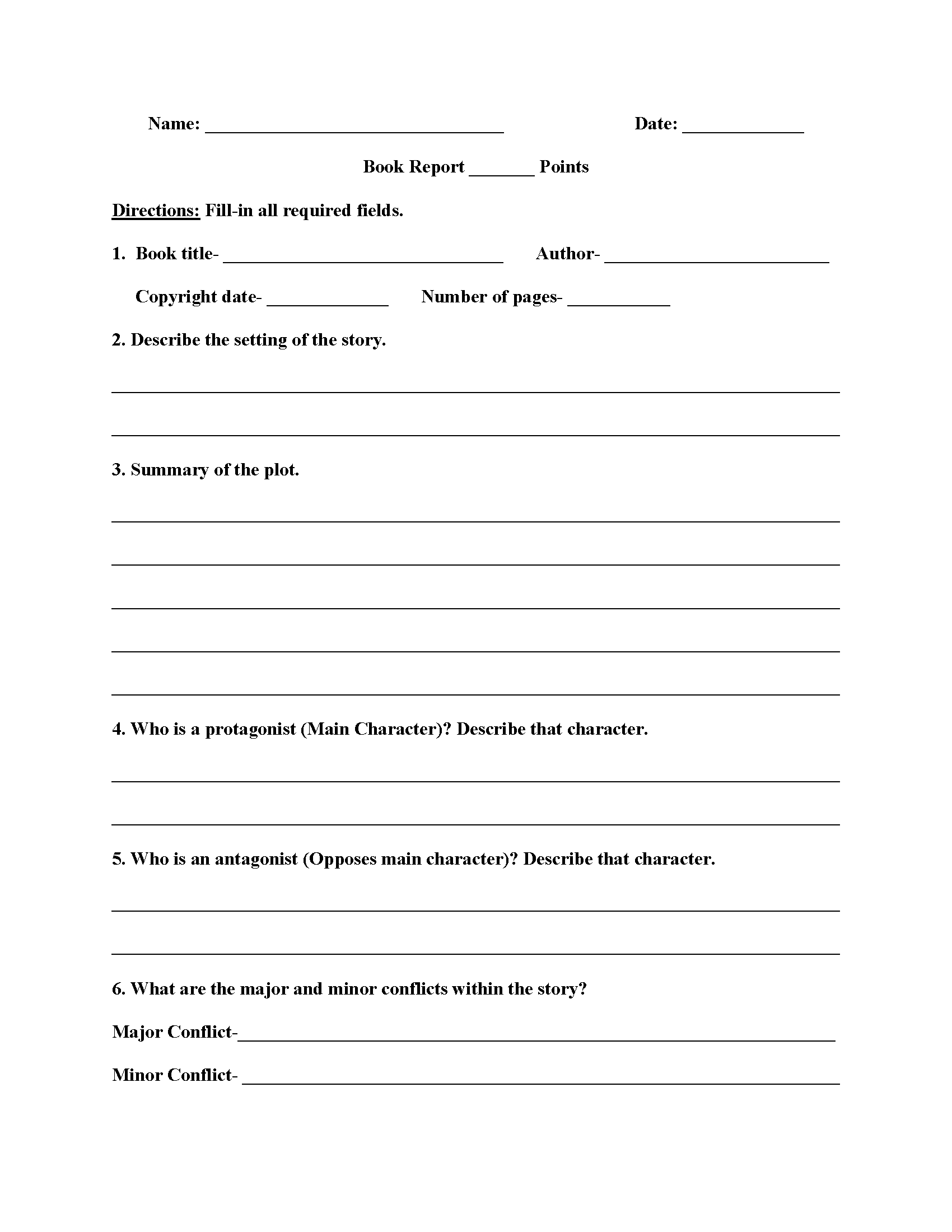 High School Book Report Template (1st Free Download) high school book report template, non fiction book report template high school, 9th grade book report template, 10th grade book report template, 11th grade book report template, high school book report format, grade school book report template, free printable book report form, free printable book report template
