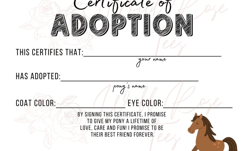 Horse Adoption Certificate Template – 2026 Free Ultimate Designs