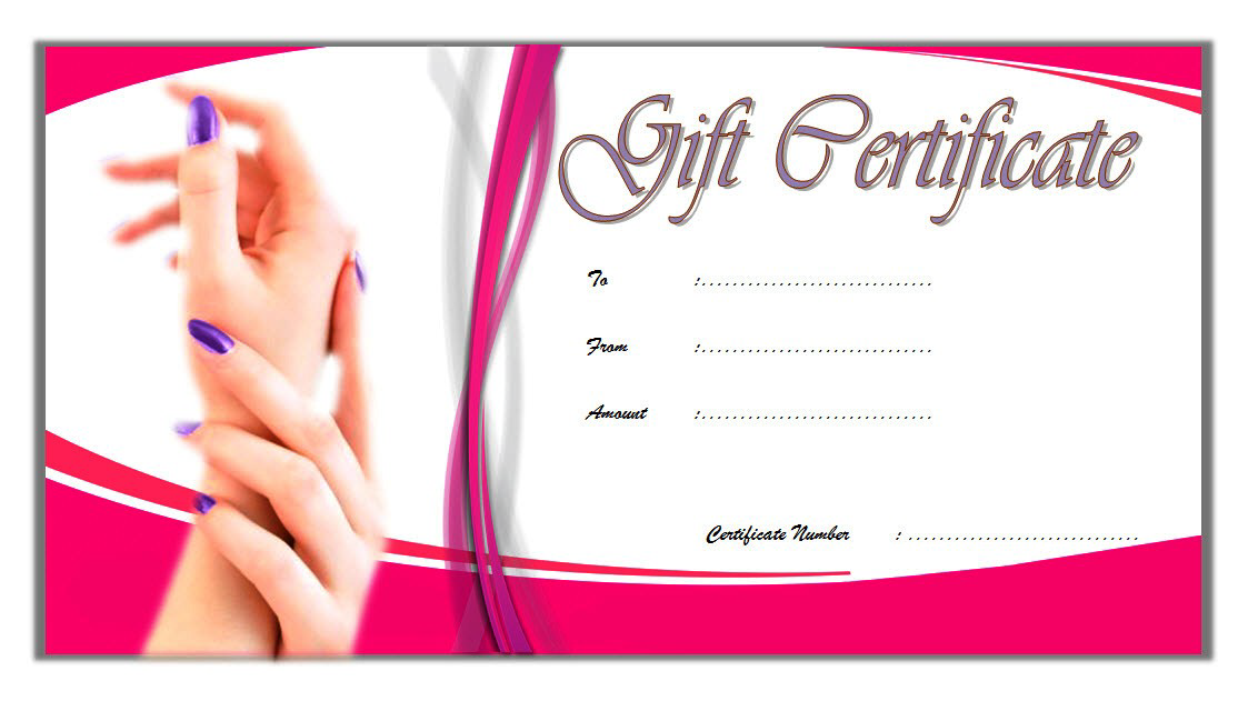 Manicure and Pedicure Gift Certificate Template Free Download (3rd Best Pick) pedicure gift certificate template, manicure and pedicure gift certificate template, pedicure gift certificate printable, manicure pedicure gift certificate, pedicure gift voucher template, free printable pedicure gift certificate, free printable manicure gift certificate, nail salon gift certificate template, nail certificate template free download