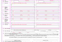 Marriage Certificate Form (2nd Free Fillable Template)