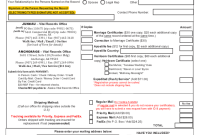 Marriage Certificate Request Form (3rd Free PDF Format)
