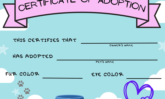 adoption certificate template, certificate of adoption template, animal adoption certificate template, pet adoption certificate template, free printable adoption certificate form, certificate of adoption form 3927, free printable doll adoption certificate, fake adoption certificate template