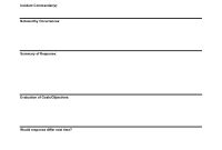 Police After Action Report Template (1st Free Blank Form)