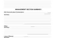 Police After Action Report Template (2nd Free Blank Form)