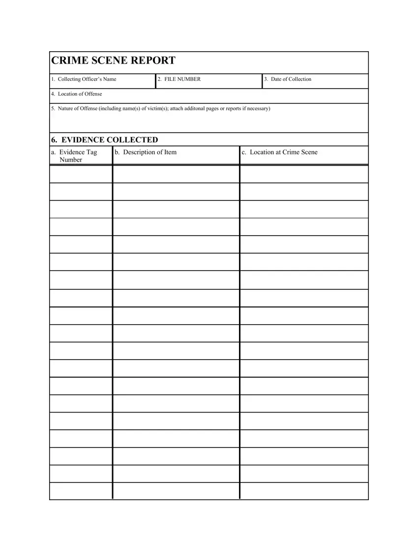 Police Crime Scene Report Template (2nd Free Blank Format) police crime report template, police case report template, police crime scene report template, police arrest report template, police supplemental report template, police evidence report template, police suspect report template, crime report form template, free printable police report form
