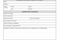 Police Incident Report Template (3rd Free PDF Format)