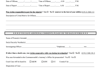 Police Report Template (3rd Free Printable Format)