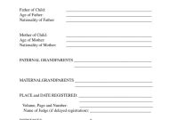 Translation of Mexican Birth Certificate to English Template (2nd Blank Format) Translation of Mexican Birth Certificate to English Template (2nd Blank Format)