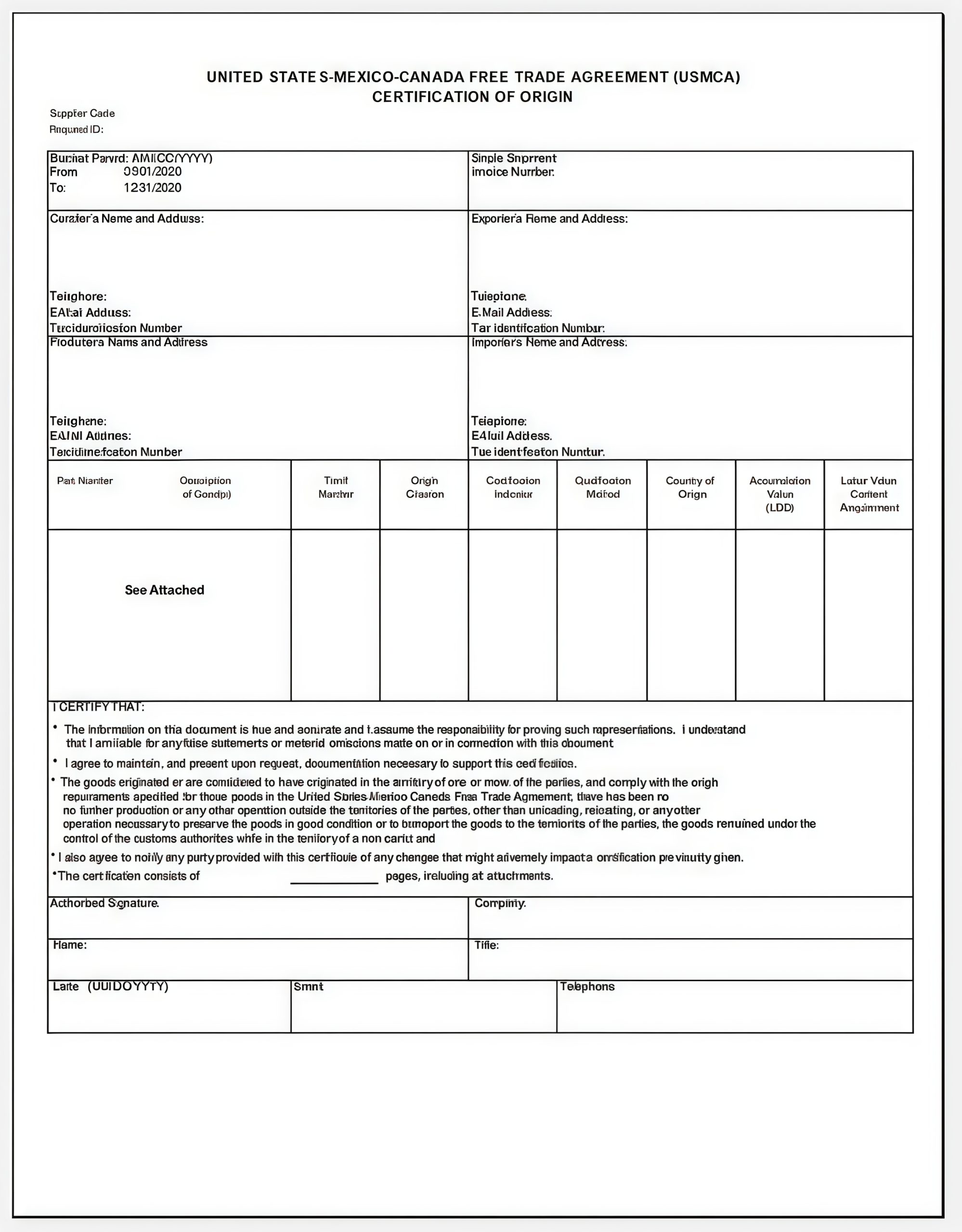 USMCA Certificate of Origin Fillable Form Template (2nd Best Format) certificate of origin form template, form a certificate of origin template, certificate of origin form b, certificate of origin form e template, certificate of origin blank form, usmca certificate of origin fillable form template, printable certificate of origin form, free printable certificate of origin, certificate of origin template fillable, blank certificate of origin printable