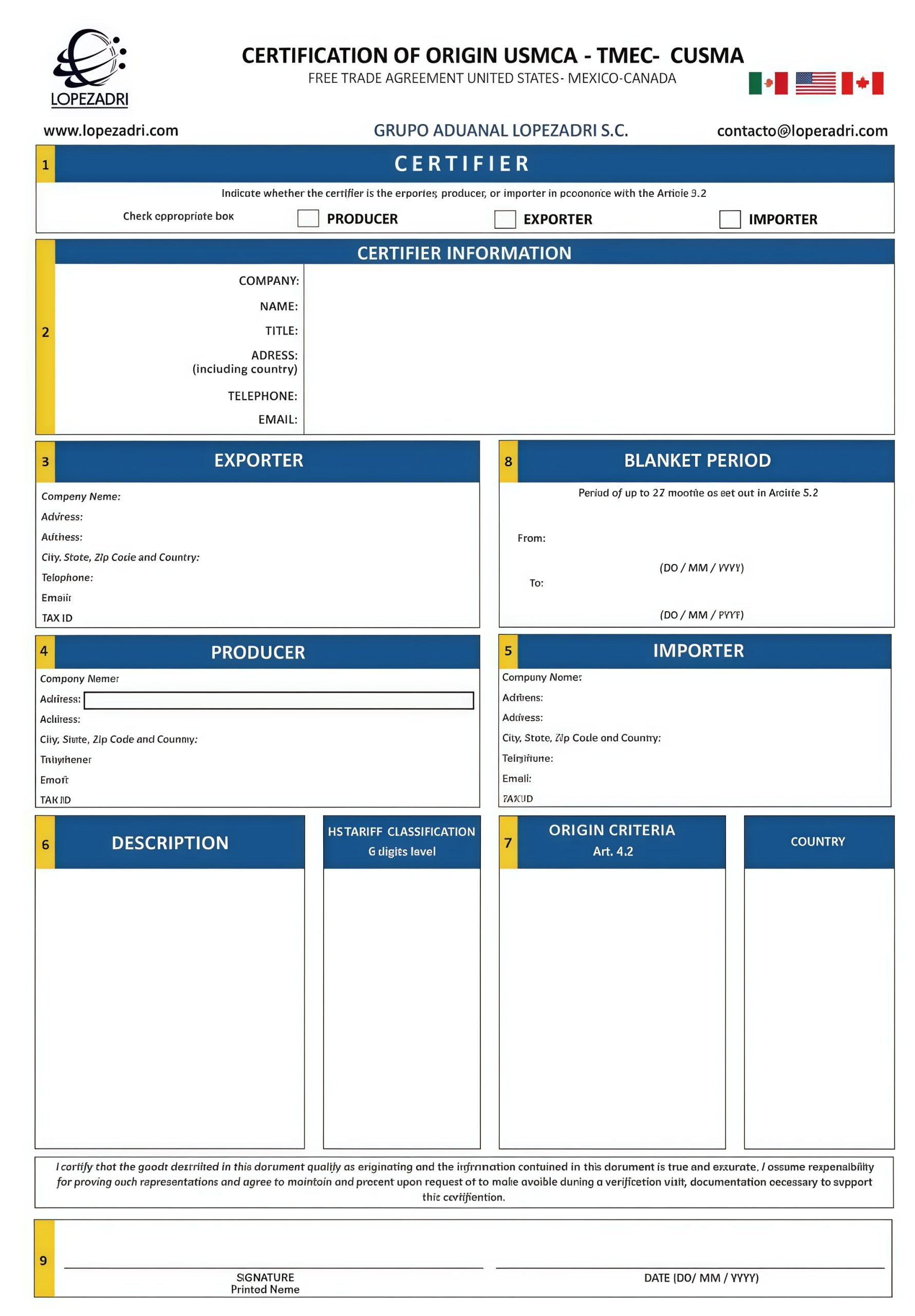 USMCA Certificate of Origin Fillable Form Template (3rd Best Format) certificate of origin form template, form a certificate of origin template, certificate of origin form b, certificate of origin form e template, certificate of origin blank form, usmca certificate of origin fillable form template, printable certificate of origin form, free printable certificate of origin, certificate of origin template fillable, blank certificate of origin printable