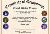 Veteran Certificate of Appreciation Template Free Printable (1st Main Design) Veteran Certificate of Appreciation Template Free Printable (1st Main Design)