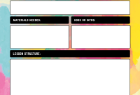 1st Free Printable Daily Lesson Plan Format 1st Free Printable Daily Lesson Plan Format