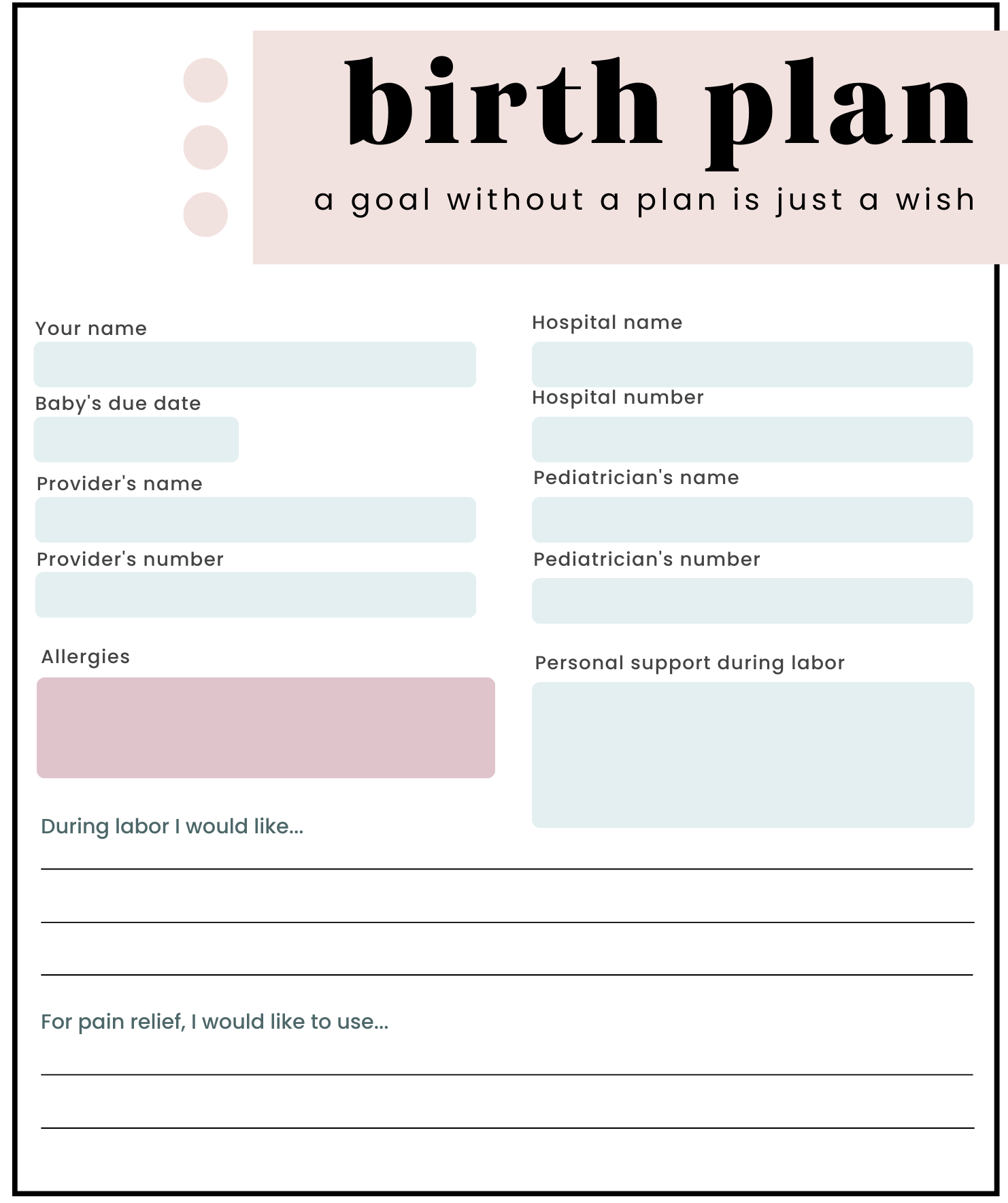 birth plan template, basic birth plan template, hospital birth plan template, my birth plan template, c section birth plan template, detailed birth plan template, visual birth plan template, birth planning template