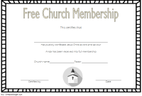 Certificate of Church Membership Template (1st Free Editable Format) Certificate of Church Membership Template (1st Free Editable Format)