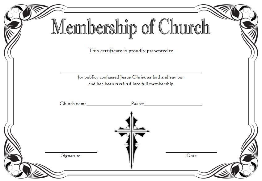 Certificate of Church Membership Template (1st New Design) certificate of membership template, membership certificate template, certificate of honorary membership template, certificate of life membership template, certificate of church membership template, certificate of membership in an organization template, rotary membership certificate template, free printable membership certificate, certificate of new membership, lifetime membership certificate template