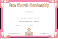 Certificate of Church Membership Template (2nd Free Editable Format) Certificate of Church Membership Template (2nd Free Editable Format)