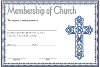 Certificate of Church Membership Template (2nd New Design) Certificate of Church Membership Template (2nd New Design)
