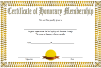 Certificate of Honorary Membership Template (1st Free Lifetime Design) Certificate of Honorary Membership Template (1st Free Lifetime Design)