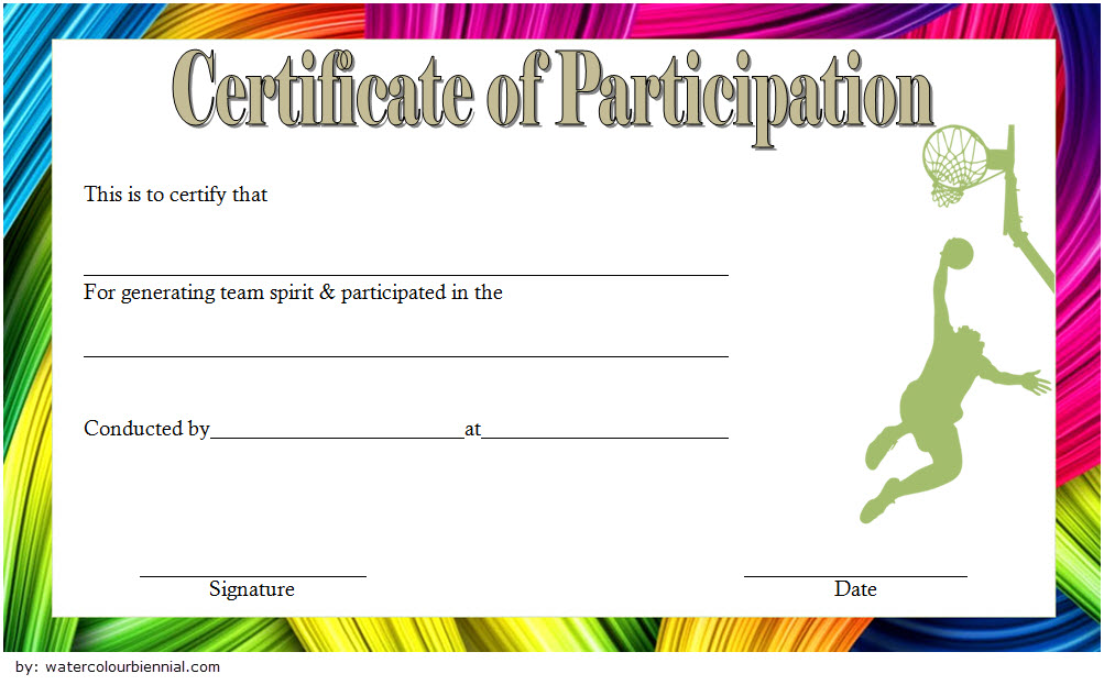Basketball Certificate of Participation Template: 7+ Free Passionate Designs 2 basketball certificate of participation template, certificate of participation basketball template, certificate of participation for basketball tournament, sports certificate of participation template, certificate of participation sports template, certification of participation template