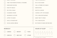 Daily Self Care Checklist (1st Free Printable Planner Template) Daily Self Care Checklist (1st Free Printable Planner Template)