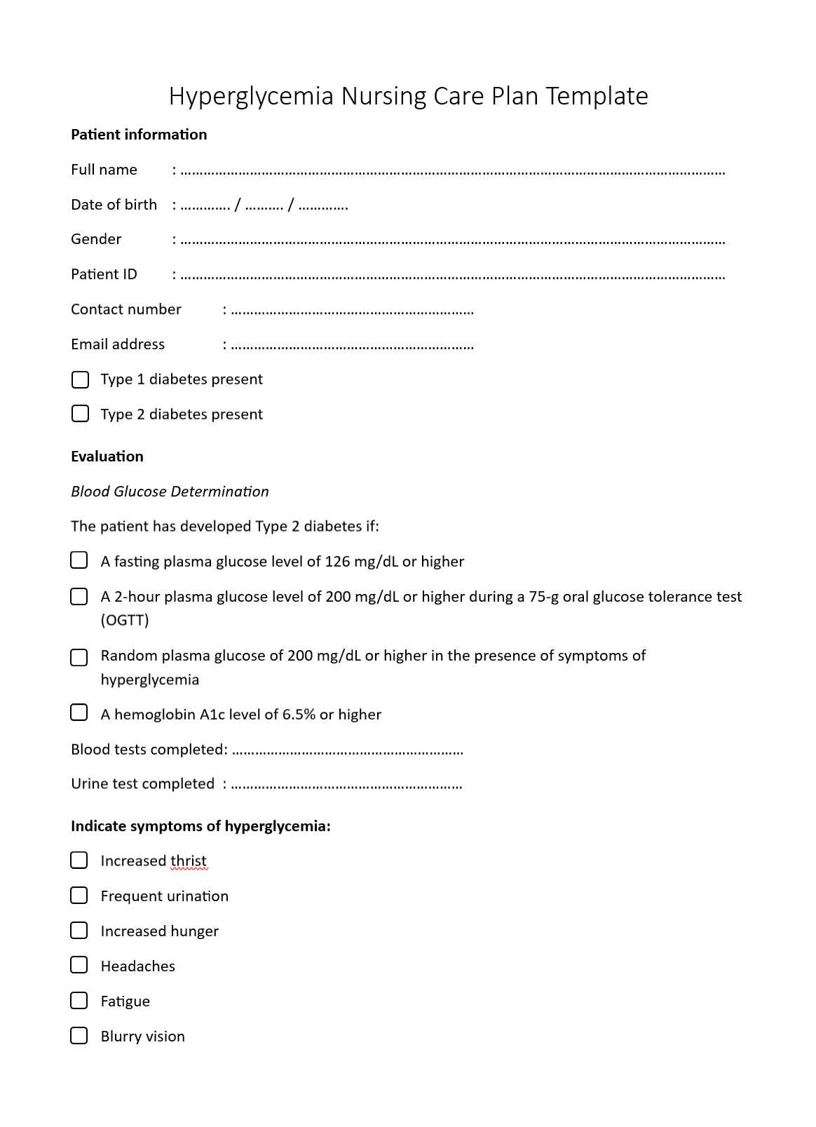Diabetes Nursing Care Plan for Hyperglycemia (Free 1st Editable Template) diabetes nursing care plan template, diabetes nursing care plan for hyperglycemia, diabetes mellitus type 1 nursing care plan, diabetes mellitus type 2 nursing care plan, diabetes patient nursing care plan, diabetes mellitus nursing care plan, diabetes management nursing care plan, diabetes nursing care plan examples, uncontrolled diabetes nursing care plan, diabetic patient nursing care plan, nursing care plan for diabetes