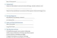 Disturbed Personal Identity Nursing Care Plan Template (1st Free Editable Design) Disturbed Personal Identity Nursing Care Plan Template (1st Free Editable Design)