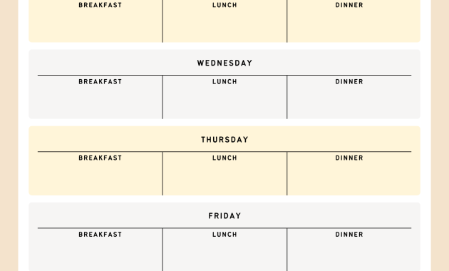 meal plan template, free meal planner template, meal planning template, meal plan and grocery list template, meal plan shopping list template, printable meal planning template, meal plan blank template