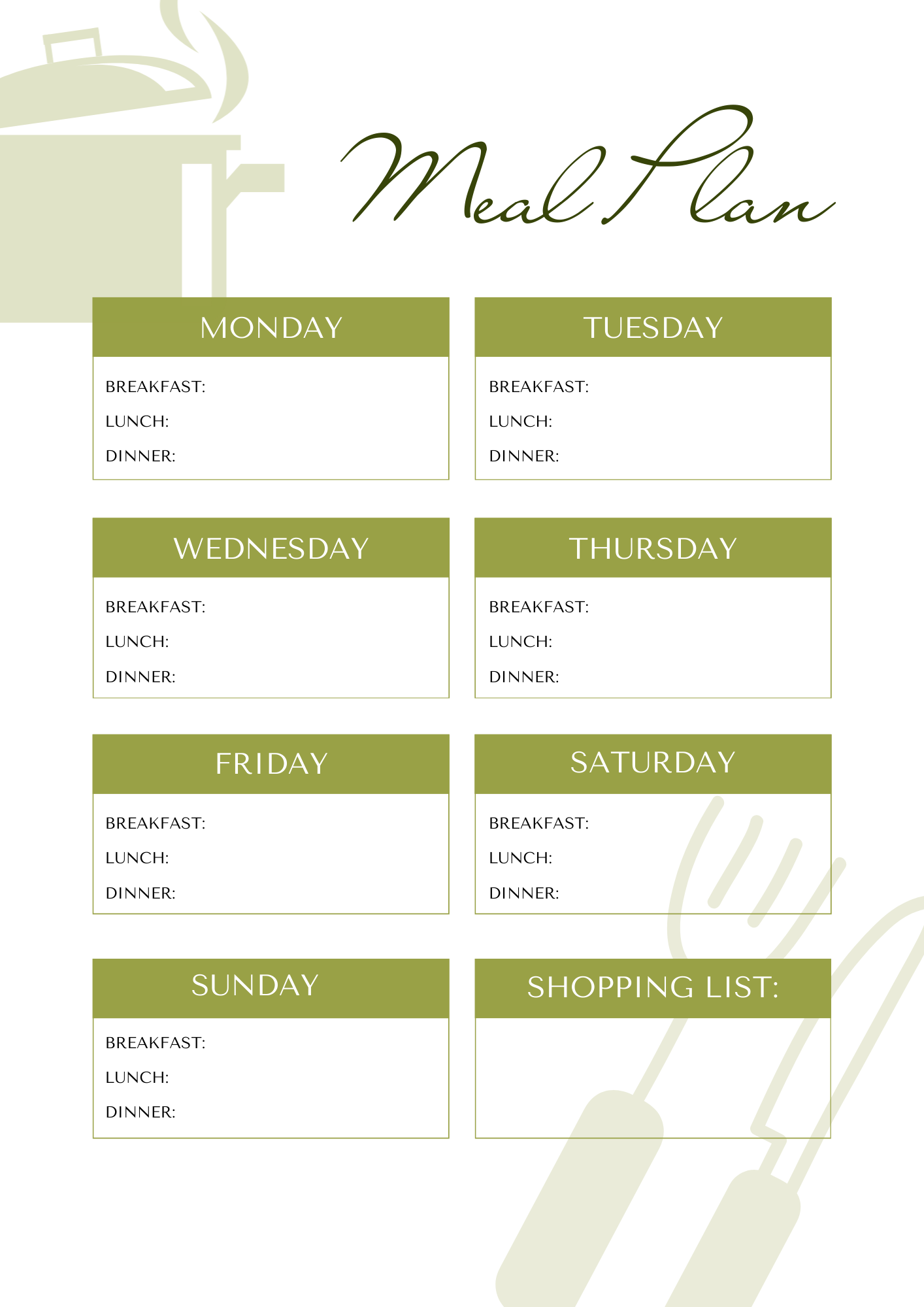 Free Meal Plan Template: 8+ Best Pick 1 meal plan template, free meal planner template, meal planning template, meal plan and grocery list template, meal plan shopping list template, printable meal planning template, meal plan blank template