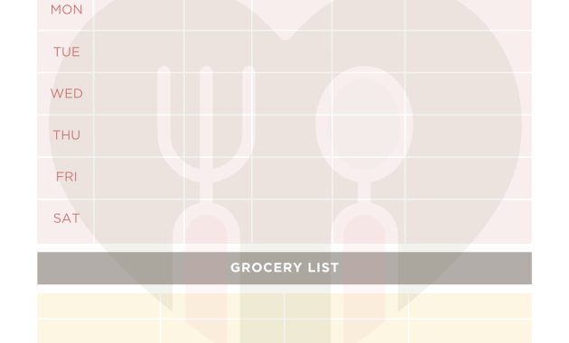 free meal planner template, weekly meal planning template, weekly meal planner template, weekly dinner meal planning template, daily meal plan template, daily meal planner template, monthly meal plan template, monthly meal planning template, monthly meal planner and grocery list template, 2 week meal plan template