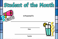 Free Printable Student of the Month Certificate (1st Funny Design) Free Printable Student of the Month Certificate (1st Funny Design)