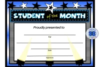 Free Printable Student of the Month Certificate (2nd Funny Design) Free Printable Student of the Month Certificate (2nd Funny Design)