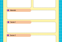 Kindergarten Reading Lesson Plan Template (1st Best Design)