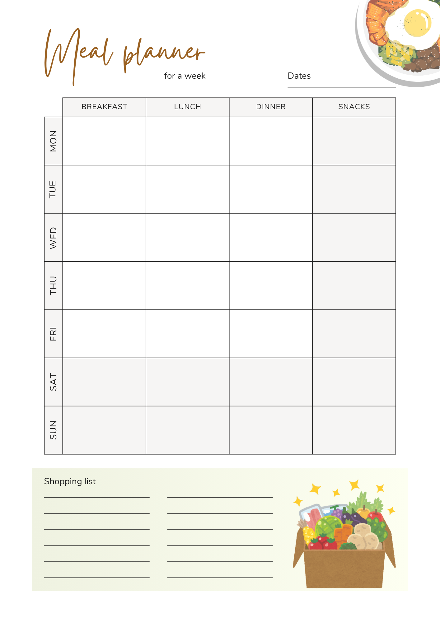 Free Meal Plan Template: 8+ Best Pick 3 meal plan template, free meal planner template, meal planning template, meal plan and grocery list template, meal plan shopping list template, printable meal planning template, meal plan blank template