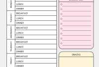 Meal Plan and Grocery List Template (1st Free Customizable Design) Meal Plan and Grocery List Template (1st Free Customizable Design)