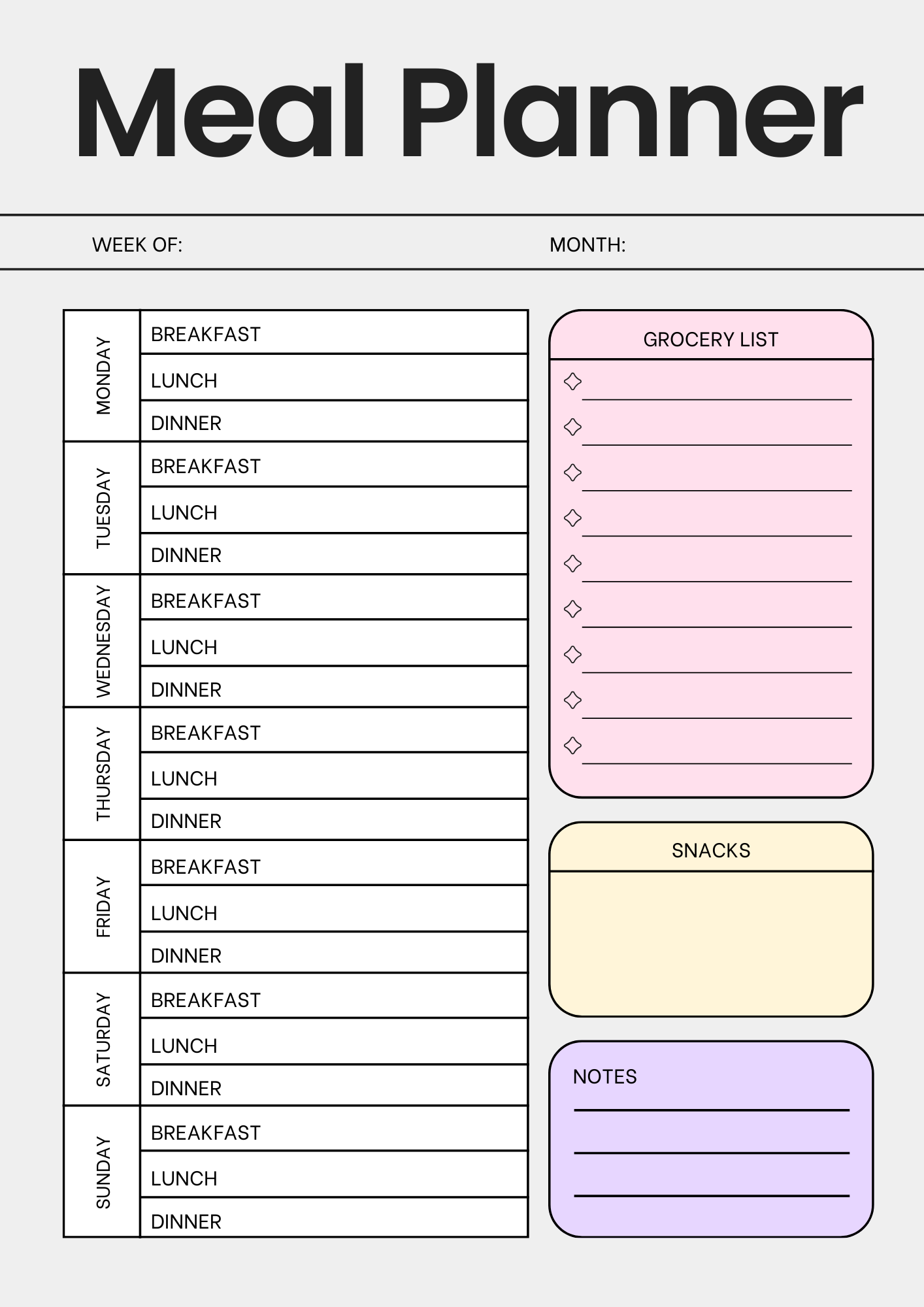 Free Meal Plan Template: 8+ Best Pick 2 meal plan template, free meal planner template, meal planning template, meal plan and grocery list template, meal plan shopping list template, printable meal planning template, meal plan blank template
