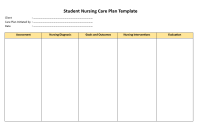 Nursing Student Care Plan Template (Lanscape Format) student nursing care plan template, nursing student care plan template, ati nursing care plan template, nursing student remediation plan template, nursing teaching plan template, nursing education plan template, nursing lesson plan template, nursing teaching plan template, nurse teaching plan template, nursing patient teaching plan template