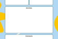 Preschool Daily Lesson Plan Template (1st Free Customizable Design)