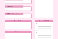 Teacher Lesson Planner Template (1st Free Editable Design) Teacher Lesson Planner Template (1st Free Editable Design)