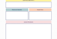 Teacher Lesson Planner Template (2nd Free Editable Design) Teacher Lesson Planner Template (2nd Free Editable Design)