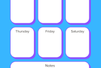 Weekly Self Care Plan Template (Basic Design) Weekly Self Care Plan Template (Basic Design)