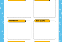 Weekly Teacher Lesson Plan Template (2nd Basic Blank Format) Weekly Teacher Lesson Plan Template (2nd Basic Blank Format)