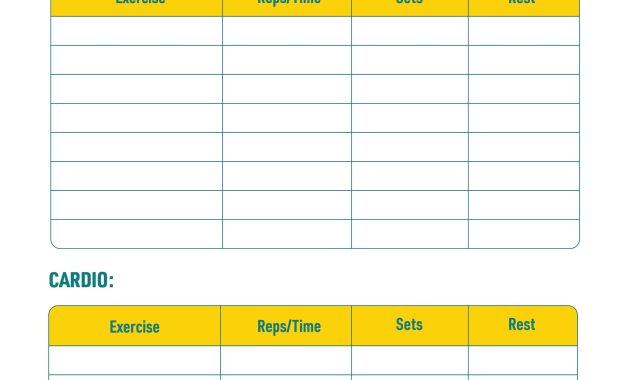 daily workout plan template, daily workout planner template, daily workout routine planner, daily workout plan at home, daily workout plan at gym, daily workout schedule template, free printable workout planner template