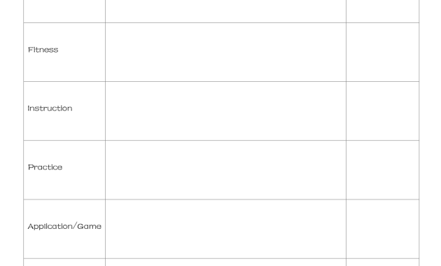 pe lesson plan template, physical education lesson plan template, elementary physical education lesson plan template, middle school pe lesson plan template, pe teacher lesson plan template, phys ed lesson plan template, physical education detailed lesson plan, 1st grade pe lesson plans