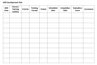 Employee Training Plan Template (2nd Free Printable Design) Employee Training Plan Template (2nd Free Printable Design)