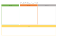 Holiday Meal Planner Template (3rd Free Editable Designs) Holiday Meal Planner Template (3rd Free Editable Designs)